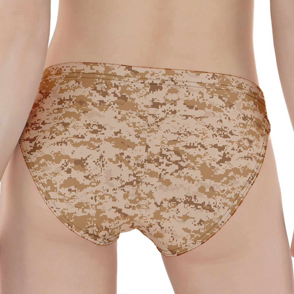 Desert Digital Camo Pattern Print Women's Panties