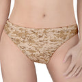 Desert Digital Camo Pattern Print Women's Thong