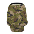 Desert Green Camouflage Print Baby Seat Cover