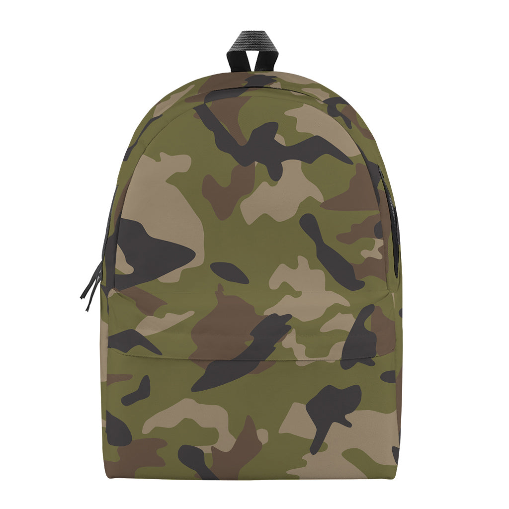 Desert Green Camouflage Print Backpack