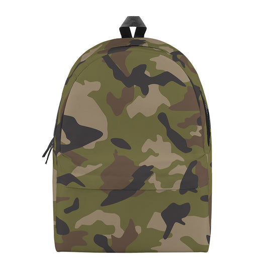 Desert Green Camouflage Print Backpack