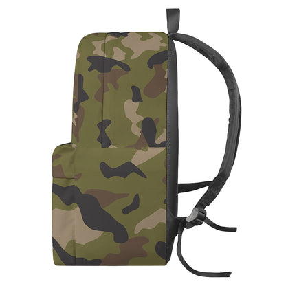 Desert Green Camouflage Print Backpack