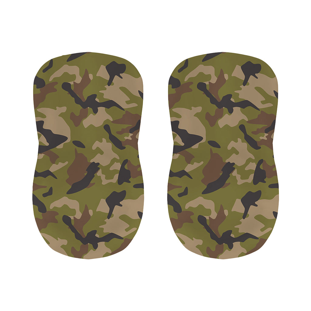 Desert Green Camouflage Print Bar Stool Covers