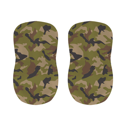 Desert Green Camouflage Print Bar Stool Covers