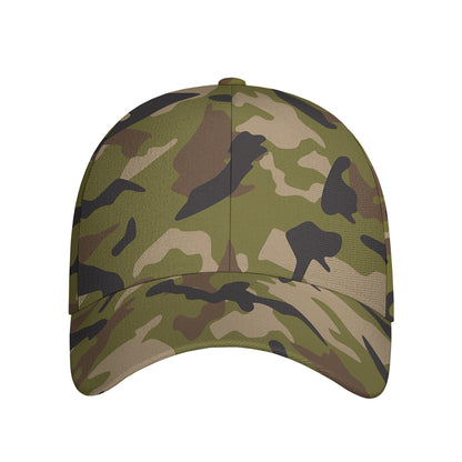 Desert Green Camouflage Print Baseball Cap