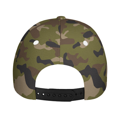 Desert Green Camouflage Print Baseball Cap