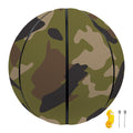 Desert Green Camouflage Print Basketball