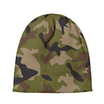 Desert Green Camouflage Print Beanie