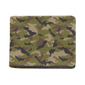 Desert Green Camouflage Print Bifold Wallet
