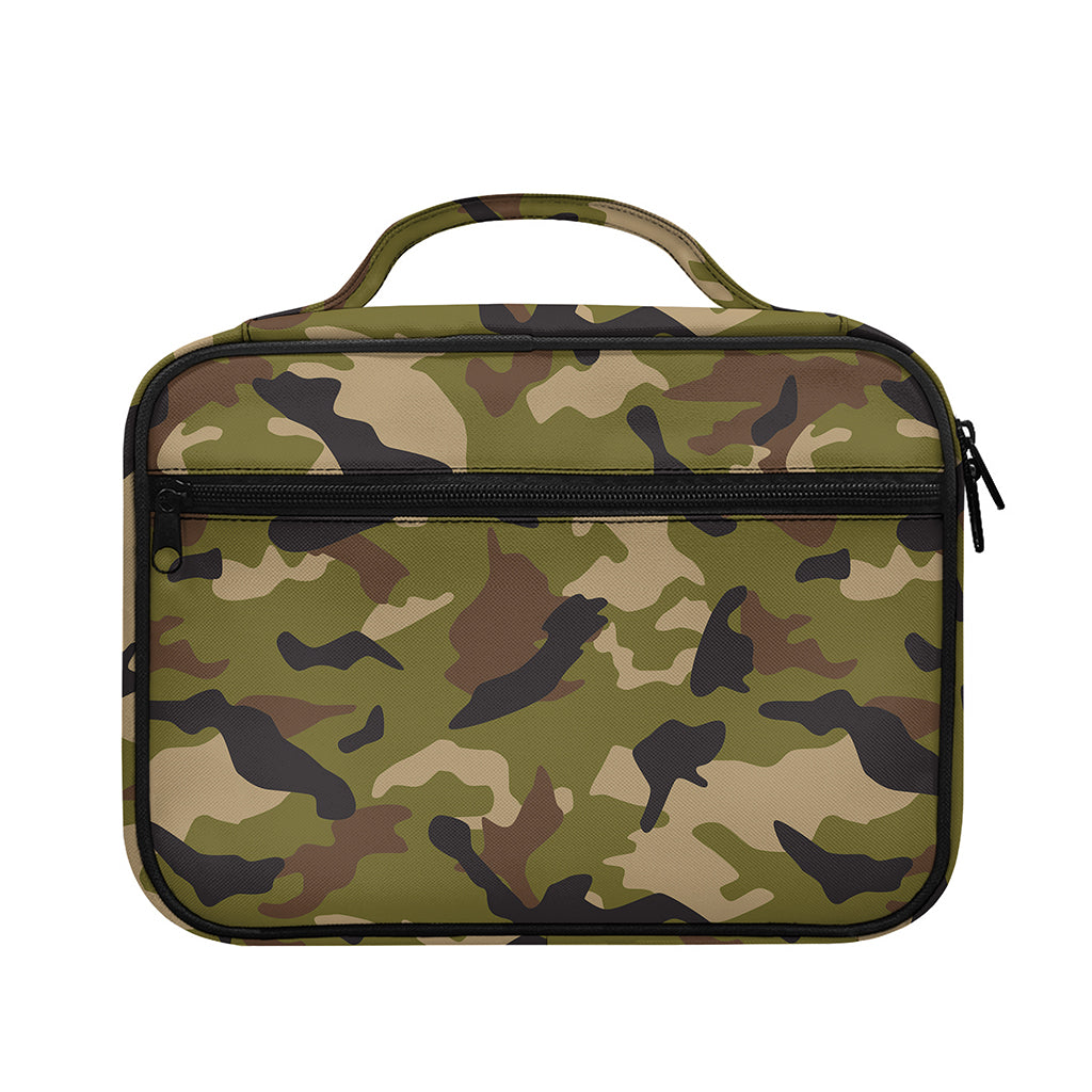 Desert Green Camouflage Print Briefcase Bible Bag