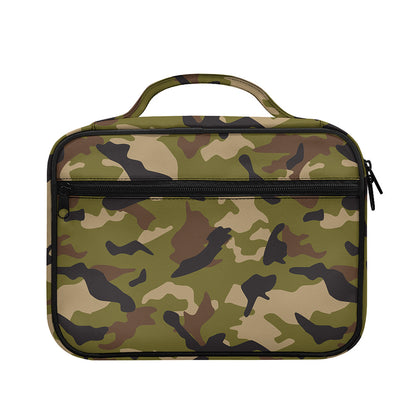 Desert Green Camouflage Print Briefcase Bible Bag