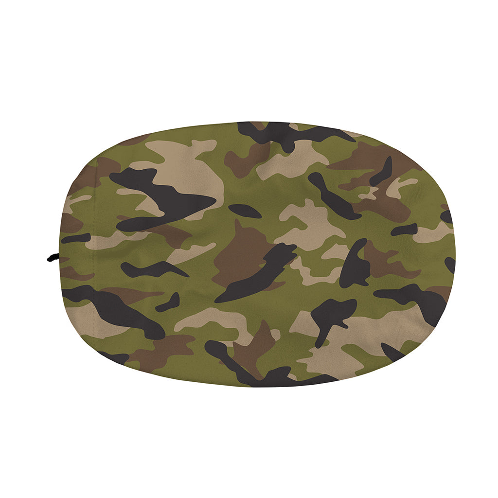 Desert Green Camouflage Print Car Side Mirror Covers