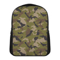 Desert Green Camouflage Print Casual Backpack
