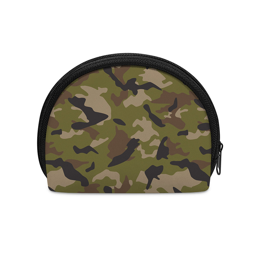 Desert Green Camouflage Print Coin Purse
