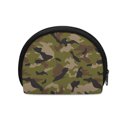 Desert Green Camouflage Print Coin Purse
