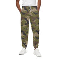 Desert Green Camouflage Print Cotton Sweatpants