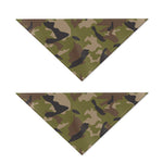 Desert Green Camouflage Print Dog Bandana