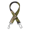 Desert Green Camouflage Print Dog Seat Belt