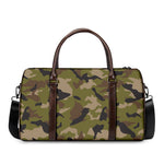 Desert Green Camouflage Print Duffle Bag