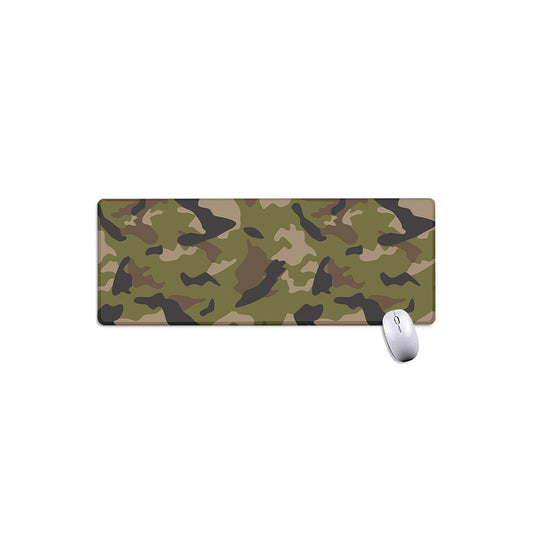 Desert Green Camouflage Print Extended Mouse Pad