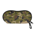 Desert Green Camouflage Print Glasses Case
