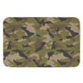 Desert Green Camouflage Print Indoor Door Mat