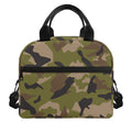 Desert Green Camouflage Print Insulated Lunch Bag