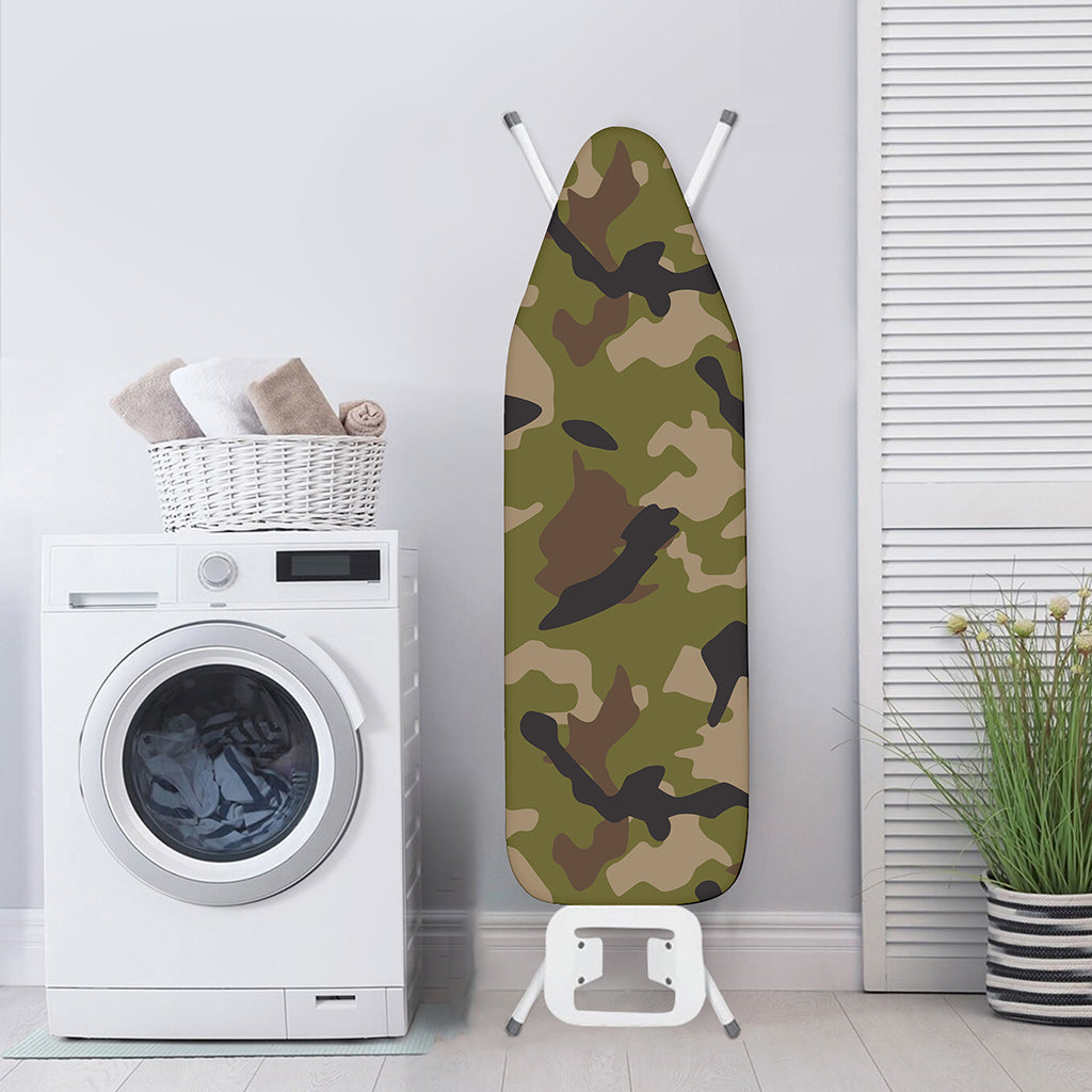 Desert Green Camouflage Print Ironing Board Cover