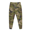 Desert Green Camouflage Print Jogger Pants