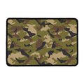 Desert Green Camouflage Print Kitchen Mat