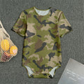 Desert Green Camouflage Print Men's Bodysuit