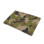 Desert Green Camouflage Print Pet Cooling Mat Cover