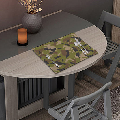 Desert Green Camouflage Print Placemat