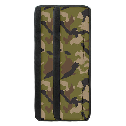 Desert Green Camouflage Print Refrigerator Handle Covers