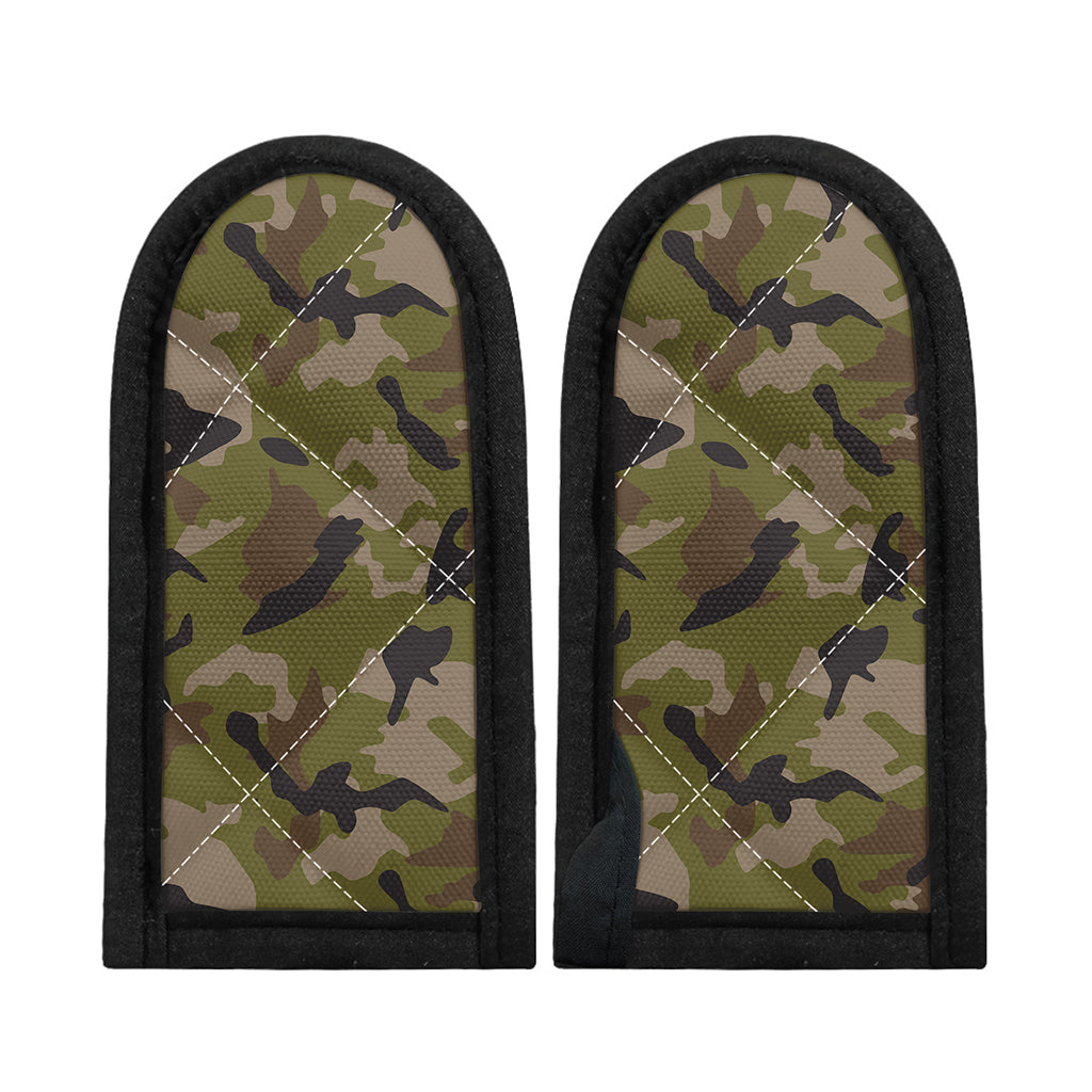 Desert Green Camouflage Print Skillet Handle Cover