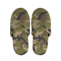 Desert Green Camouflage Print Slippers