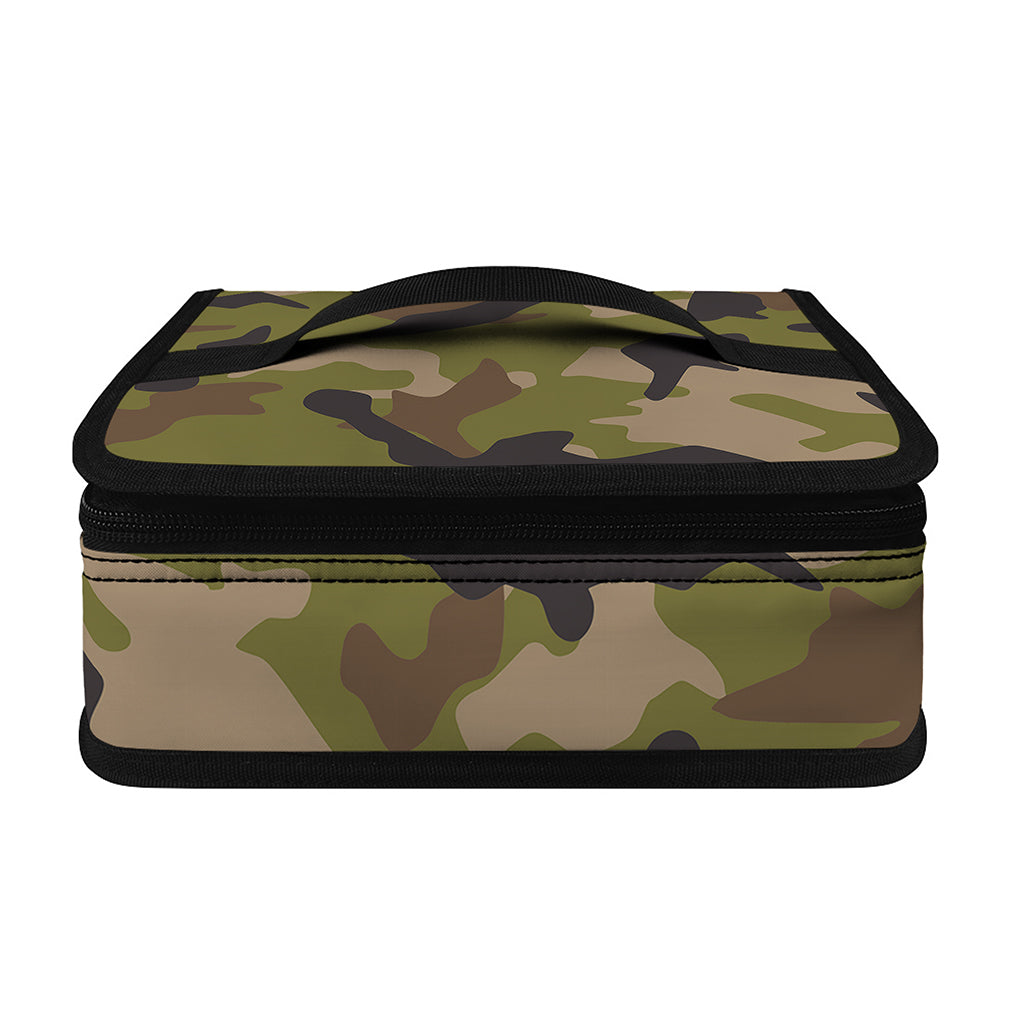 Desert Green Camouflage Print Small Lunch Bag