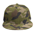 Desert Green Camouflage Print Snapback Cap