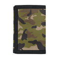 Desert Green Camouflage Print Trifold Wallet