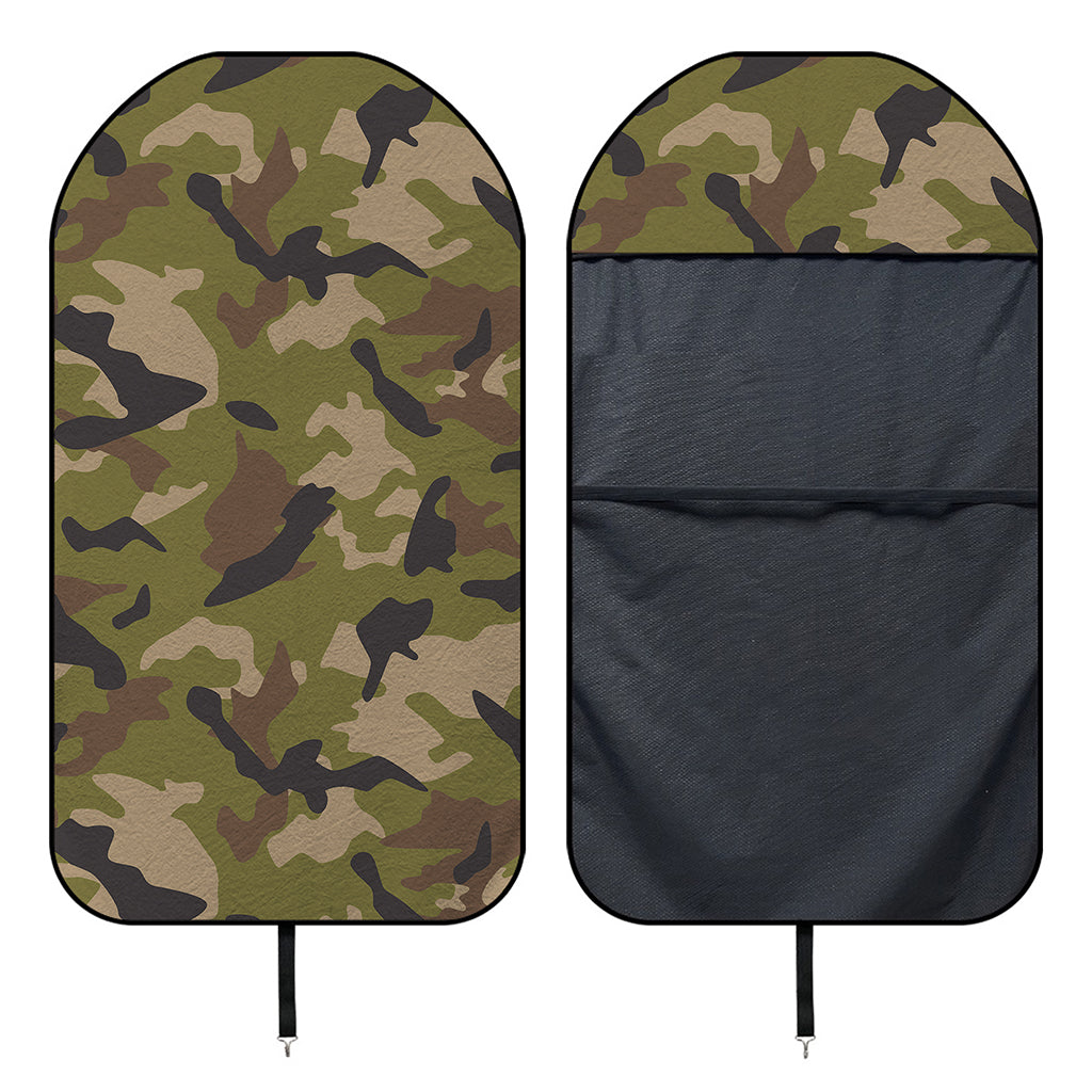 Desert Green Camouflage Print Waterproof Car Seat Cover