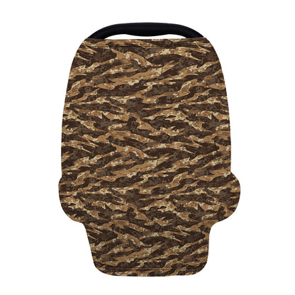 Desert Tiger Stripe Camouflage Print Baby Seat Cover