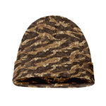 Desert Tiger Stripe Camouflage Print Beanie