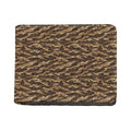 Desert Tiger Stripe Camouflage Print Bifold Wallet