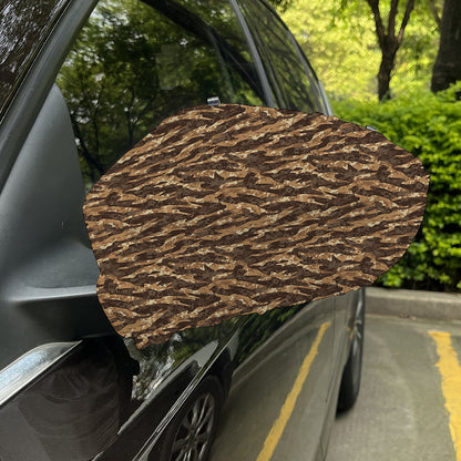 Desert Tiger Stripe Camouflage Print Car Side Mirror Covers