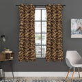 Desert Tiger Stripe Camouflage Print Grommet Curtain Panels