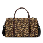 Desert Tiger Stripe Camouflage Print Duffle Bag