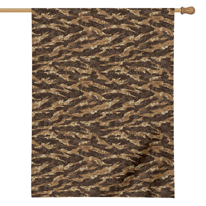 Desert Tiger Stripe Camouflage Print House Flag
