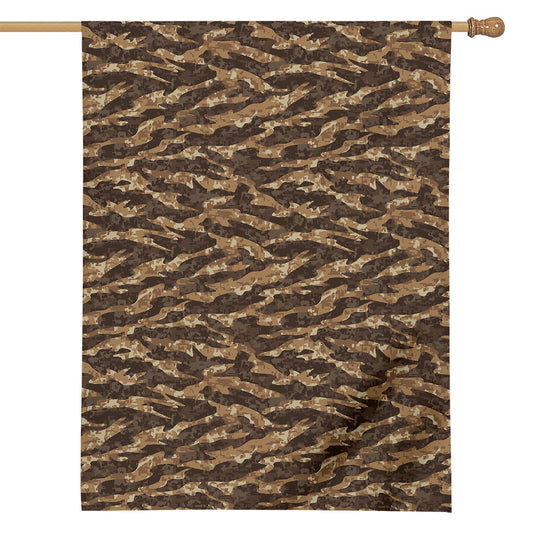 Desert Tiger Stripe Camouflage Print House Flag