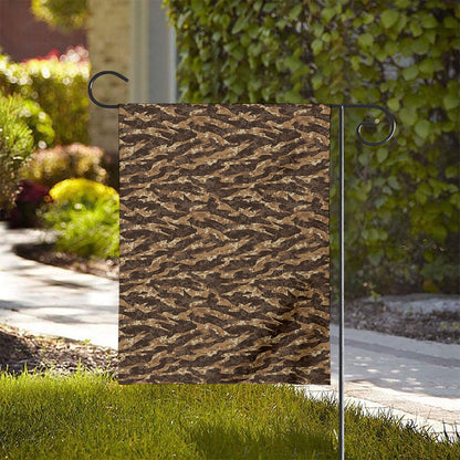 Desert Tiger Stripe Camouflage Print House Flag