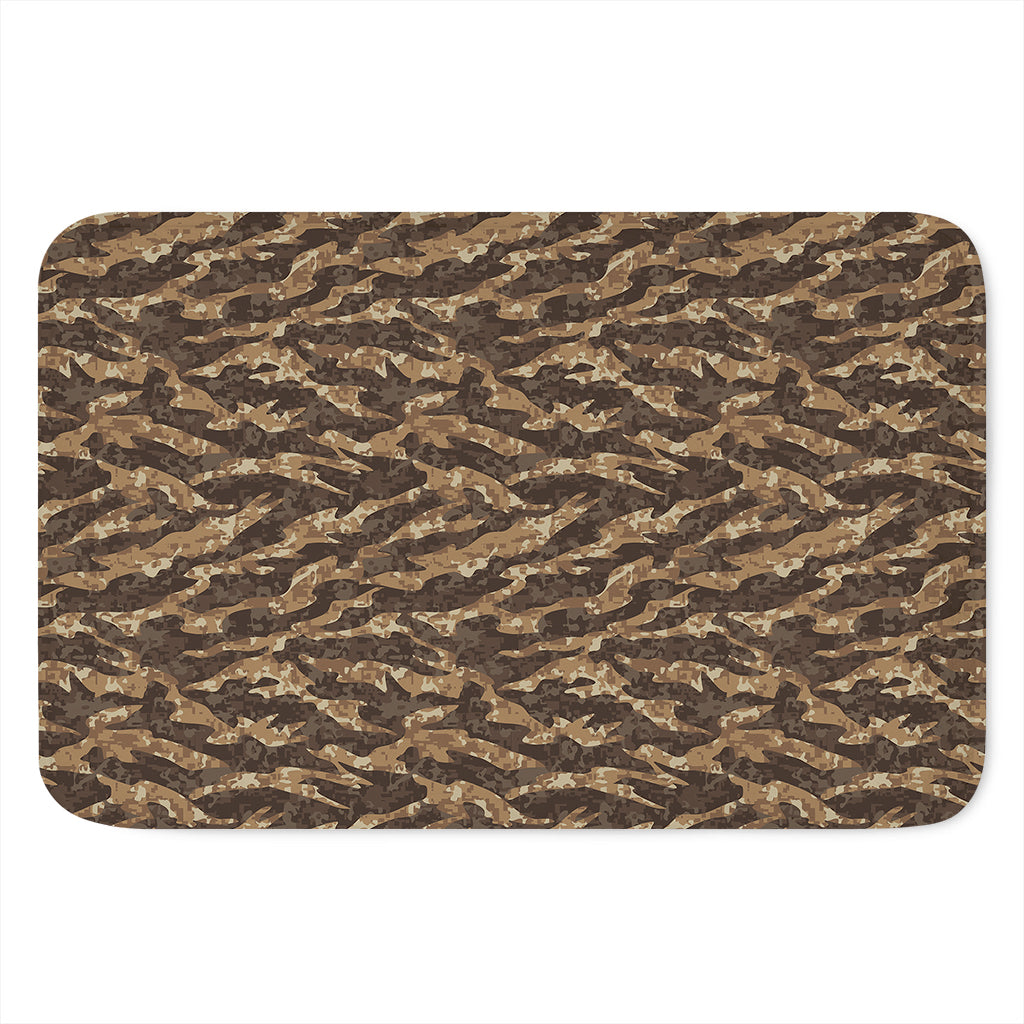 Desert Tiger Stripe Camouflage Print Indoor Door Mat
